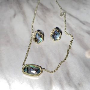 Kendra Scott Abalone Shell Set